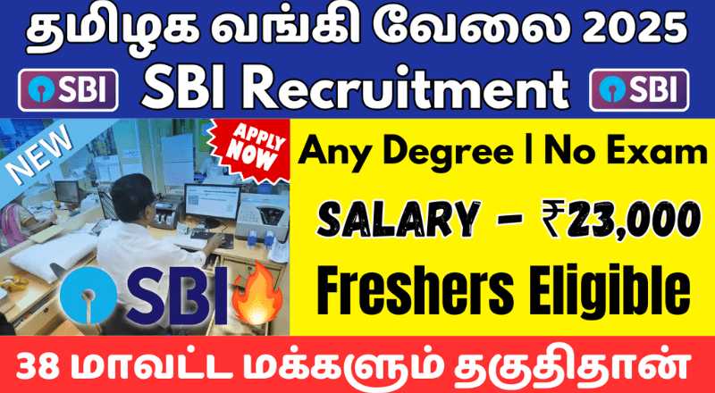 SBI Any Degree Recruitment 2025