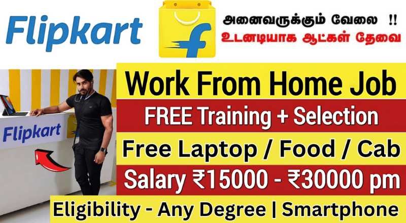 Flipkart Work From Home Jobs 2025