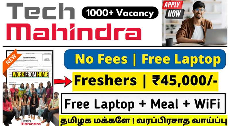 Tech Mahindra Work From Home Jobs 2025