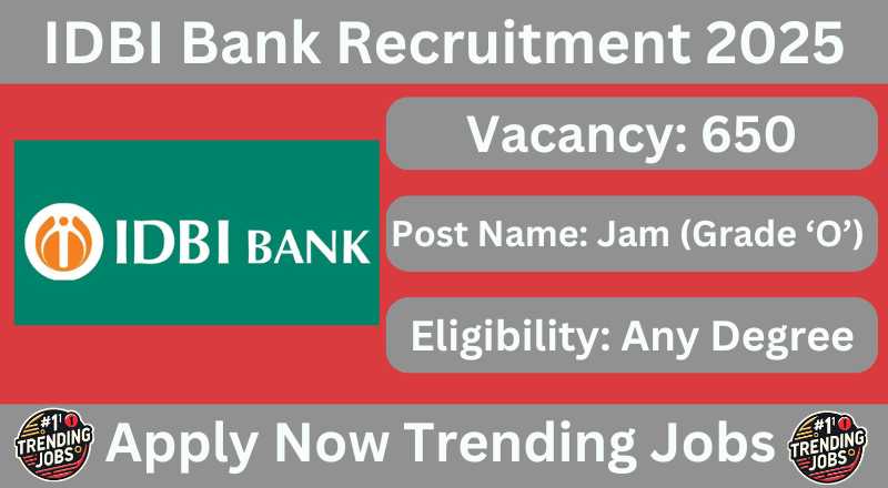 IDBI Bank Recruitment 2025