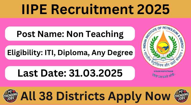 IIPE Recruitment 2025