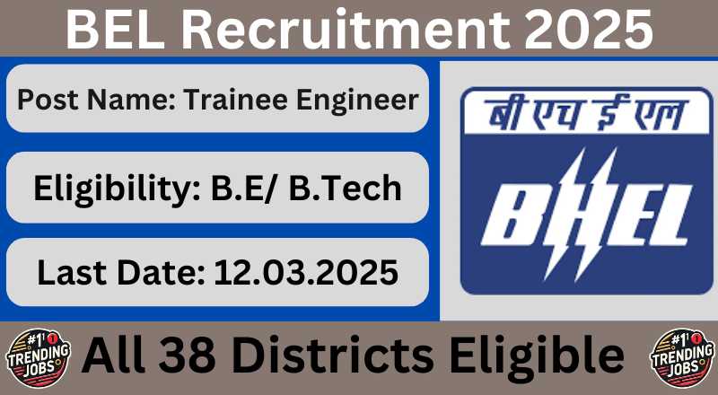 BEL Recruitment 2025