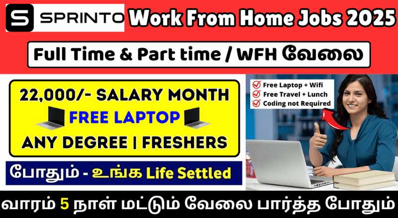 Sprinto Intern Work From Home Jobs 2025