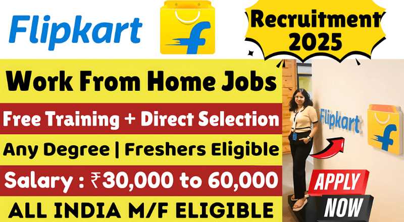 Flipkart Work From Home Jobs 2025