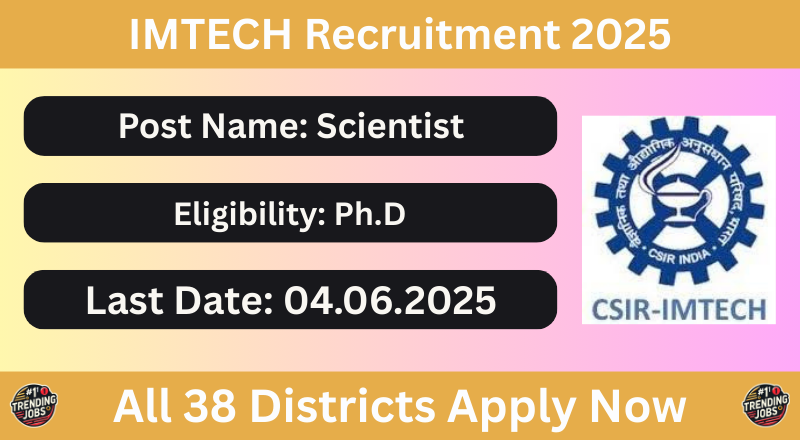 IMTECH Recruitment 2025