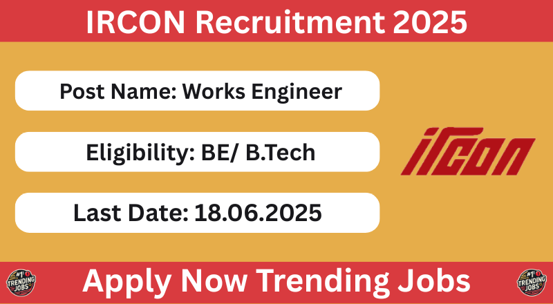IRCON Recruitment 2025
