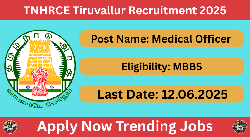 TNHRCE Tiruvallur Recruitment 2025