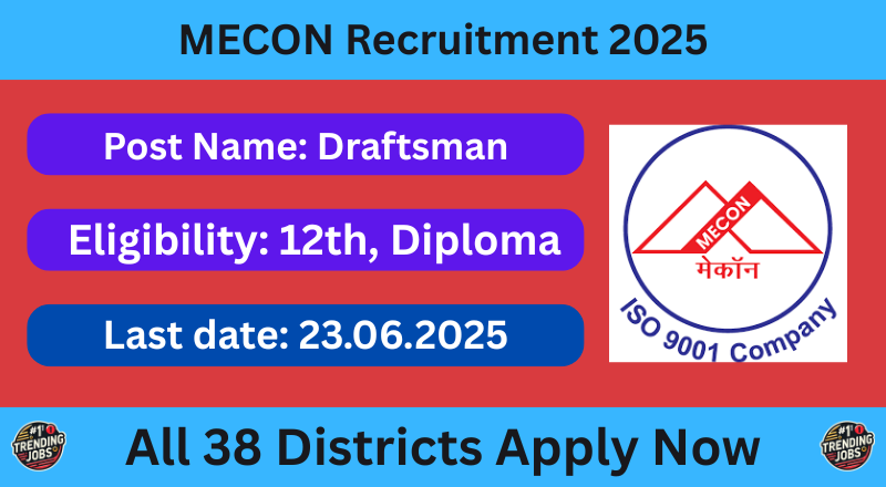 MECON Recruitment 2025
