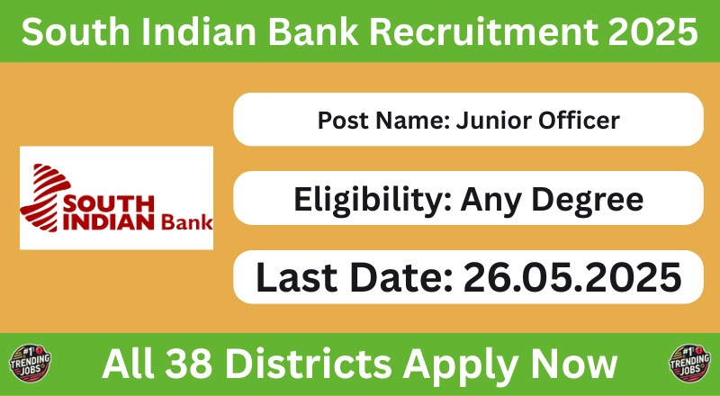 South Indian Bank Recruitment 2025