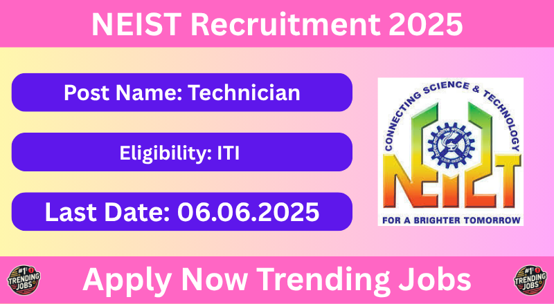 NEIST Recruitment 2025