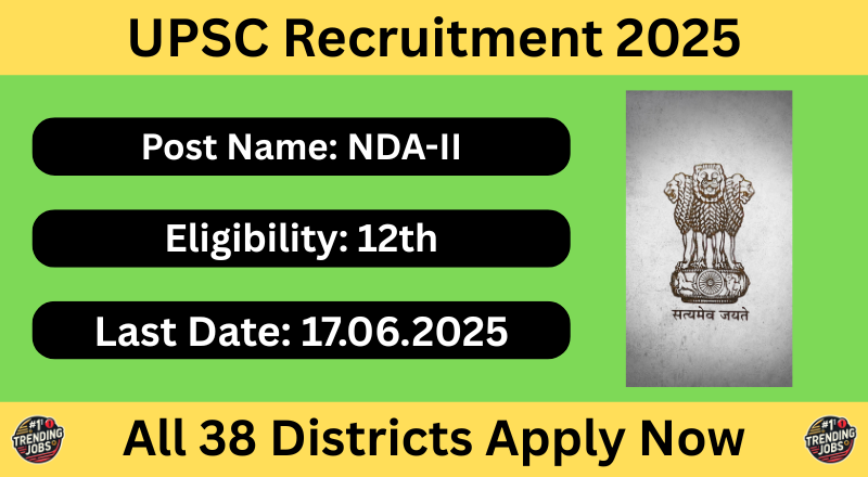 UPSC Recruitment 2025