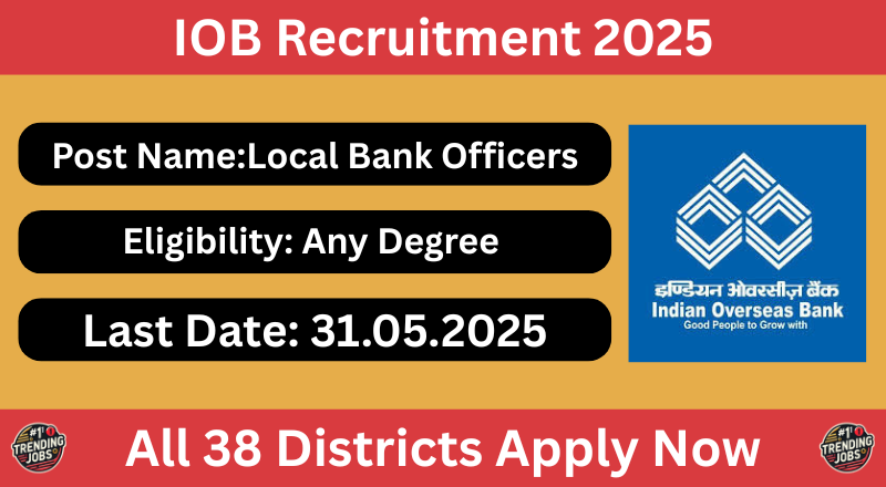 IOB Recruitment 2025