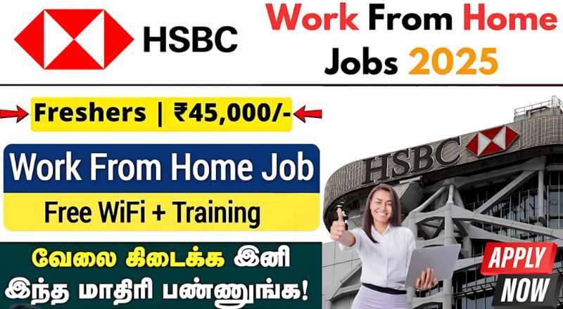 HSBC Bank Work From Home Jobs 2025
