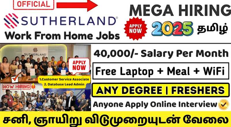 Sutherland Customer Associate Work From Home Jobs 2025