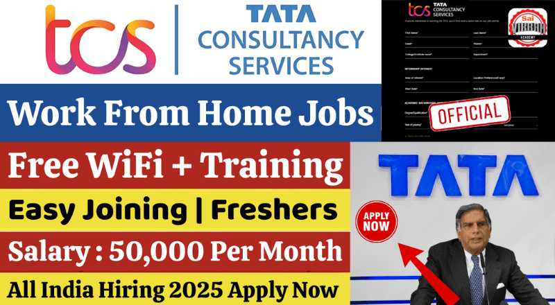 TCS Research Internship Work From Home Jobs 2025