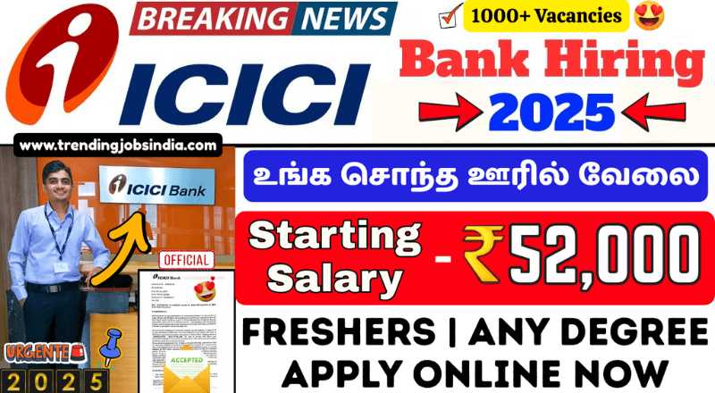 Latest ICICI Bank Recruitment 2025