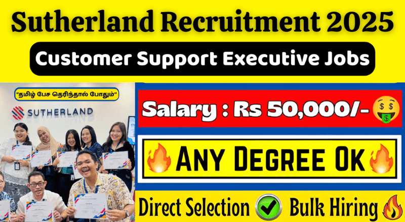 Sutherland Customer Executive Work From Home Jobs 2025