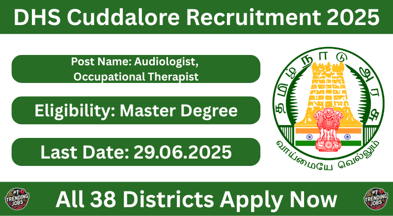 DHS Cuddalore Recruitment 2025