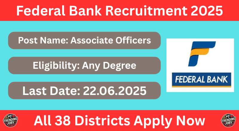 Federal Bank Recruitment 2025