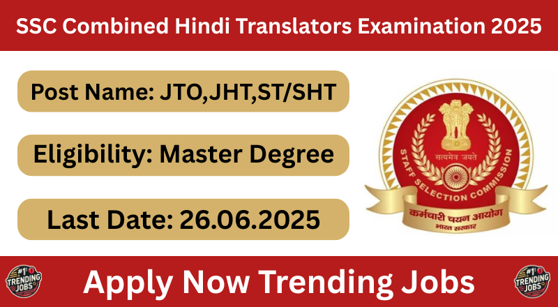 SSC Combined Hindi Translators Examination 2025