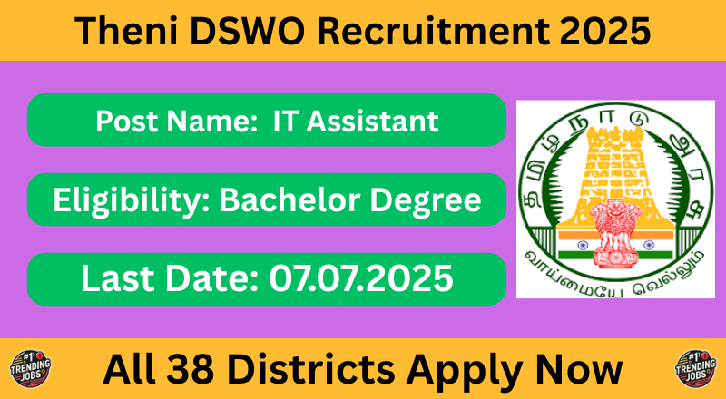 Theni DSWO Recruitment 2025