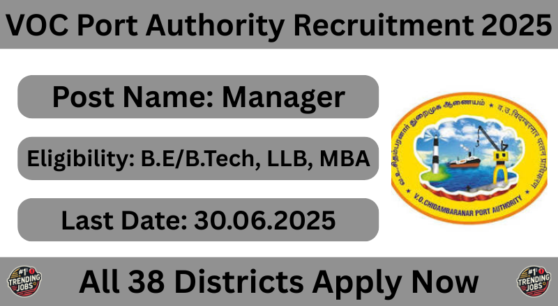 VOC Port Authority Recruitment 2025