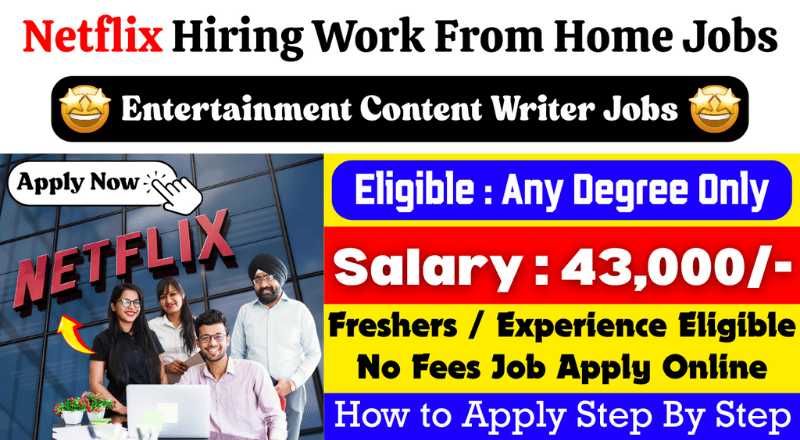 Netflix Content Writers Work From Home Jobs 2025