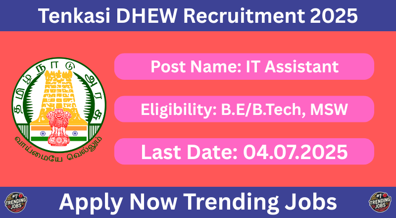 Tenkasi DHEW Recruitment 2025