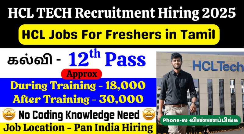 HCL TechBee IT Jobs Program Hiring 2025