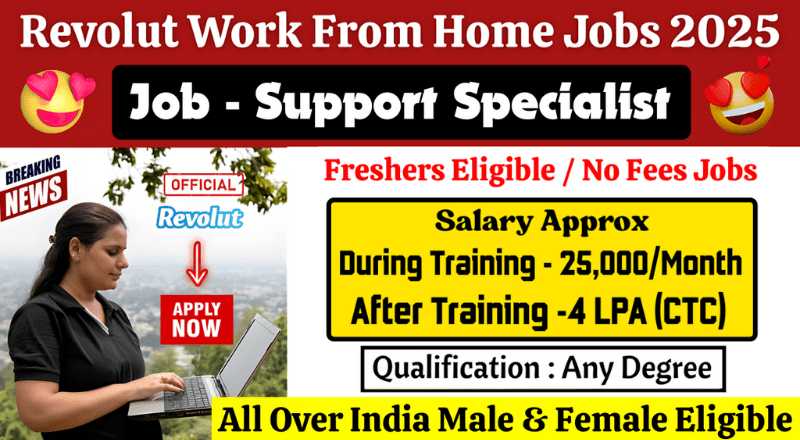 Revolut Support Specialist Work From Home Jobs 2025