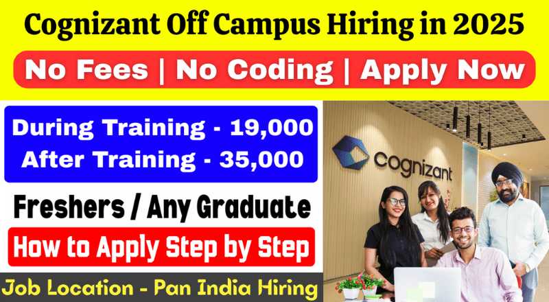 Cognizant Off Campus Hirings in 2025