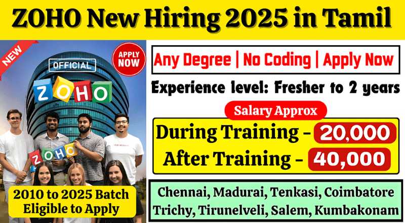 ZOHO Hiring Technical Writer Recruitment 2025