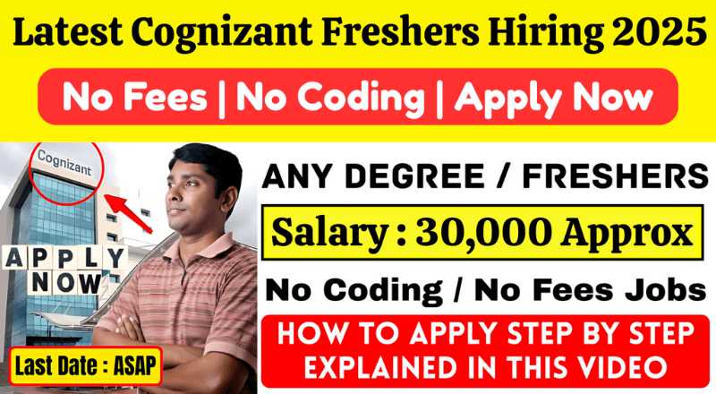 Cognizant Service Desk Engineer Recruitment 2025