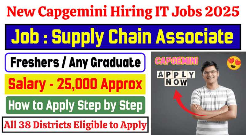 Capgemini Hiring Freshers For Associate Role in 2025 Apply Now