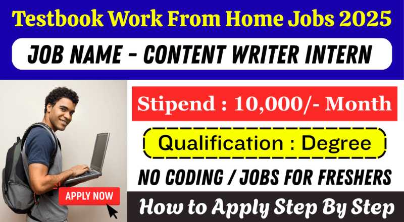 Testbook Content Writer Internship 2025 – Work from Home Jobs