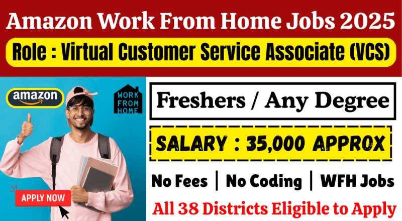 Amazon Work From Home Jobs at Tamil Nadu in 2025