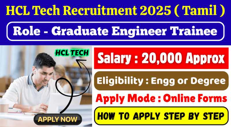 HCLTech Graduate Engineer Trainee Recruitment 2025