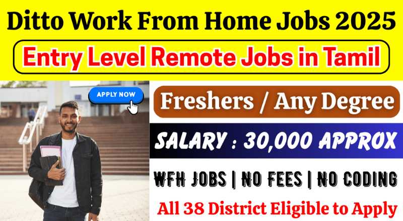 Ditto Work From Home Remote Jobs 2025