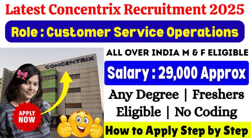 Concentrix Customer Service Operations Recruitment 2025