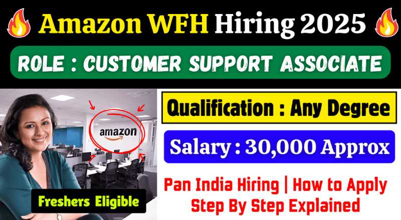 Amazon Virtual Customer Support Associate Recruitment 2025