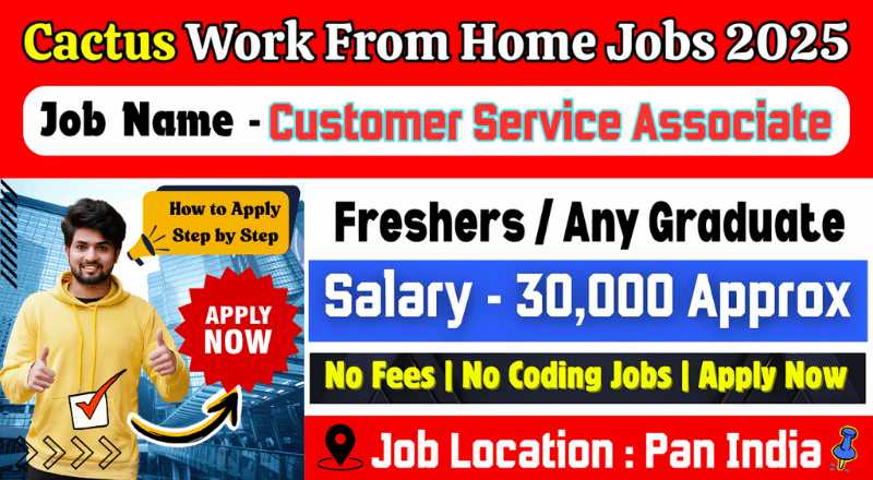 Cactus Customer Service Work From Home Jobs 2025