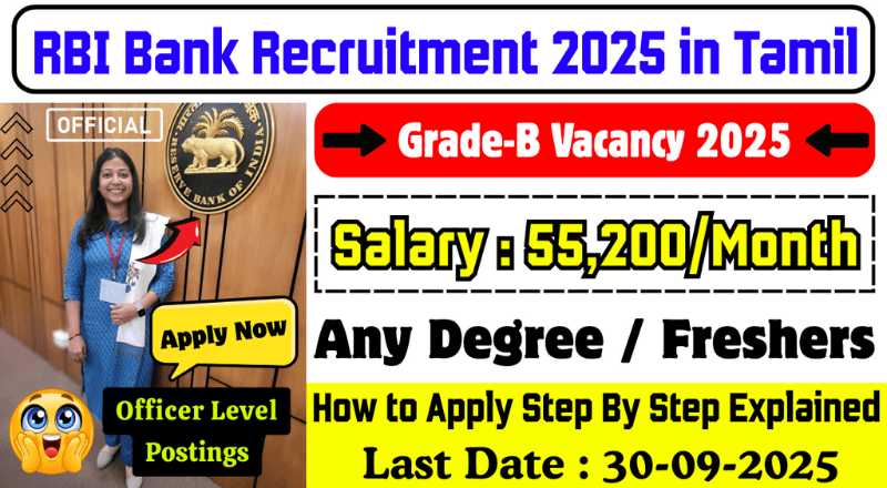 RBI Grade B Recruitment 2025