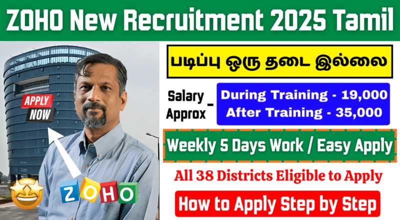 ZOHO New Recruitment 2025