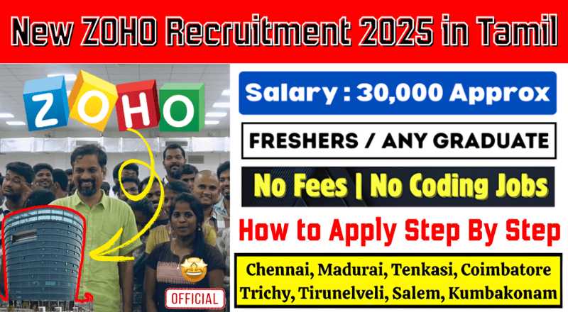 Zoho Company Hiring Technical Support Engineers 2025