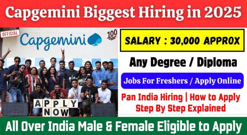 Latest Capgemini Hiring 2025