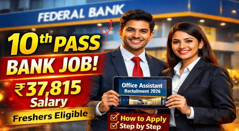 Federal Bank Office Assistant Recruitment 2026