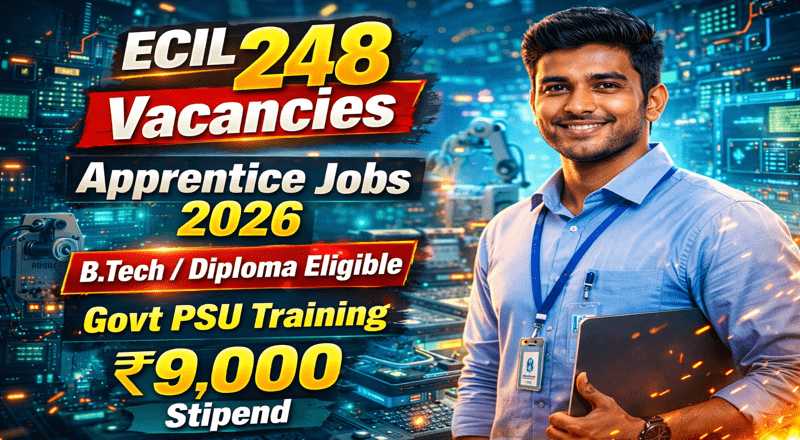 ECIL Apprentice Recruitment 2026 – Apply Online