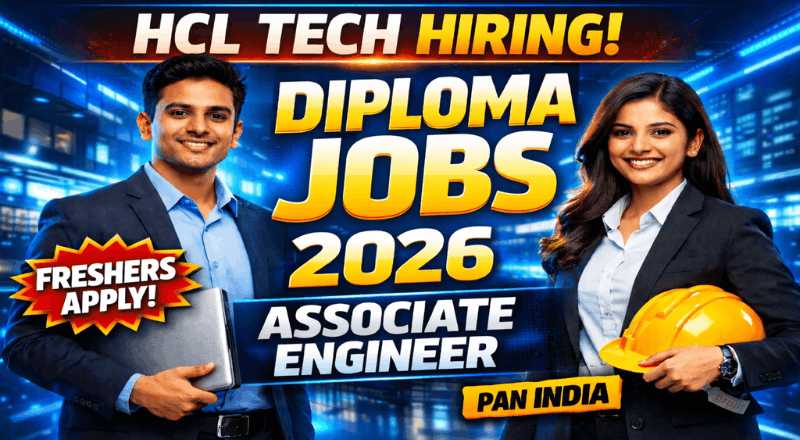 HCLTech Associate Engineer Recruitment 2026