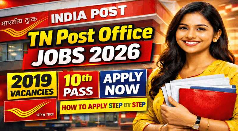 10th Pass TN Post Office GDS Recruitment 2026