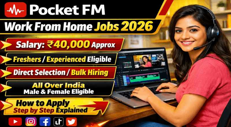 Pocket FM Work From Home Jobs 2026